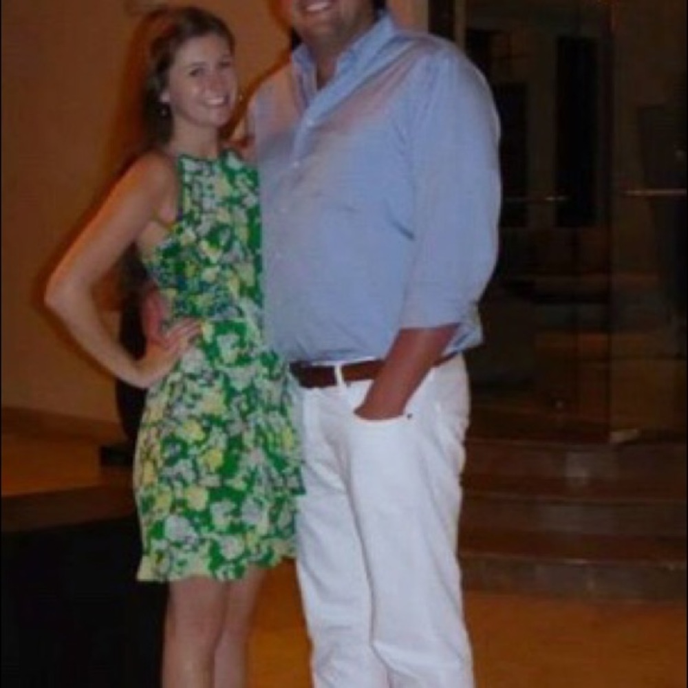 Rebecca Taylor Green Floral Dress